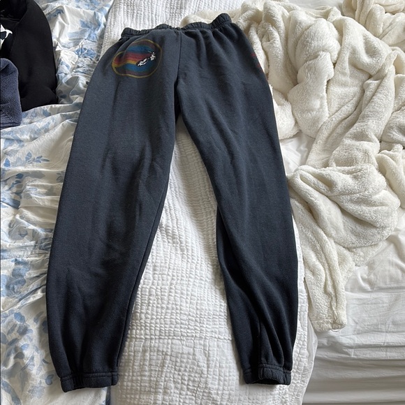 Black Aviator Nation Sweatpants - Picture 1 of 5